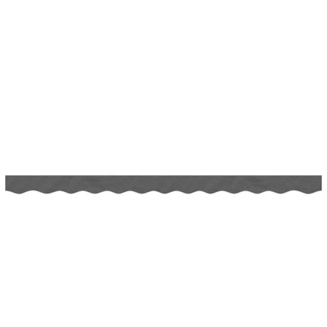 Vidaxx tissu de remplacement pour jupe d'auvent rayé 3 m anthracite