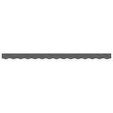 Vidaxx tissu de remplacement pour jupe d'auvent rayé 3,5 m anthracite