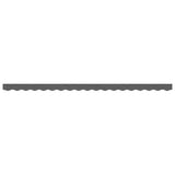 Vidaxx tissu de remplacement pour jupe d'auvent rayé 4,5 m anthracite