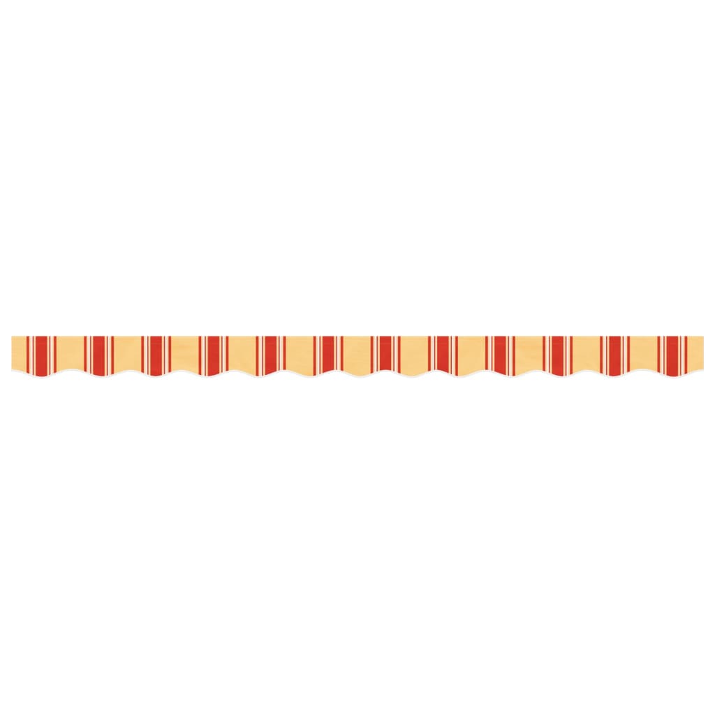 Vidaxx tissu de remplacement pour jupe d'auvent rayé 3 m jaune et orange