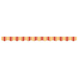 Vidaxx tissu de remplacement pour jupe d'auvent rayé 3 m jaune et orange