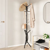 VidaXL porte-manteau 176 cm fer enduit de poudre noir