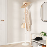 VidaXL porte-manteau 177 cm fer enduit de poudre blanc