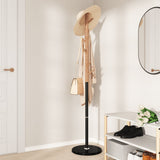 Vidaxl Coat Rack 172 cm práškový černou železnou černou