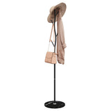 VidaXL porte-manteau 177 cm fer enduit de poudre noir
