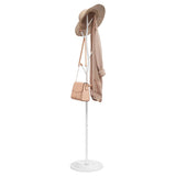 VidaXL porte-manteau 177 cm fer enduit de poudre blanc