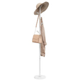 VidaXL porte-manteau 175 cm fer enduit de poudre blanc