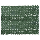 Paravent de balcon Vidaxxl avec feuilles vert foncé 200x150 cm