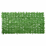 Paravent de balcon VidaXL avec feuilles vertes 200x100 cm