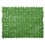 Vidaxxl paravent de balcon à feuilles vertes 200x150 cm