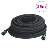 Manguera de goteo de Vidaxl 0.6 '' 25 m de goma negra