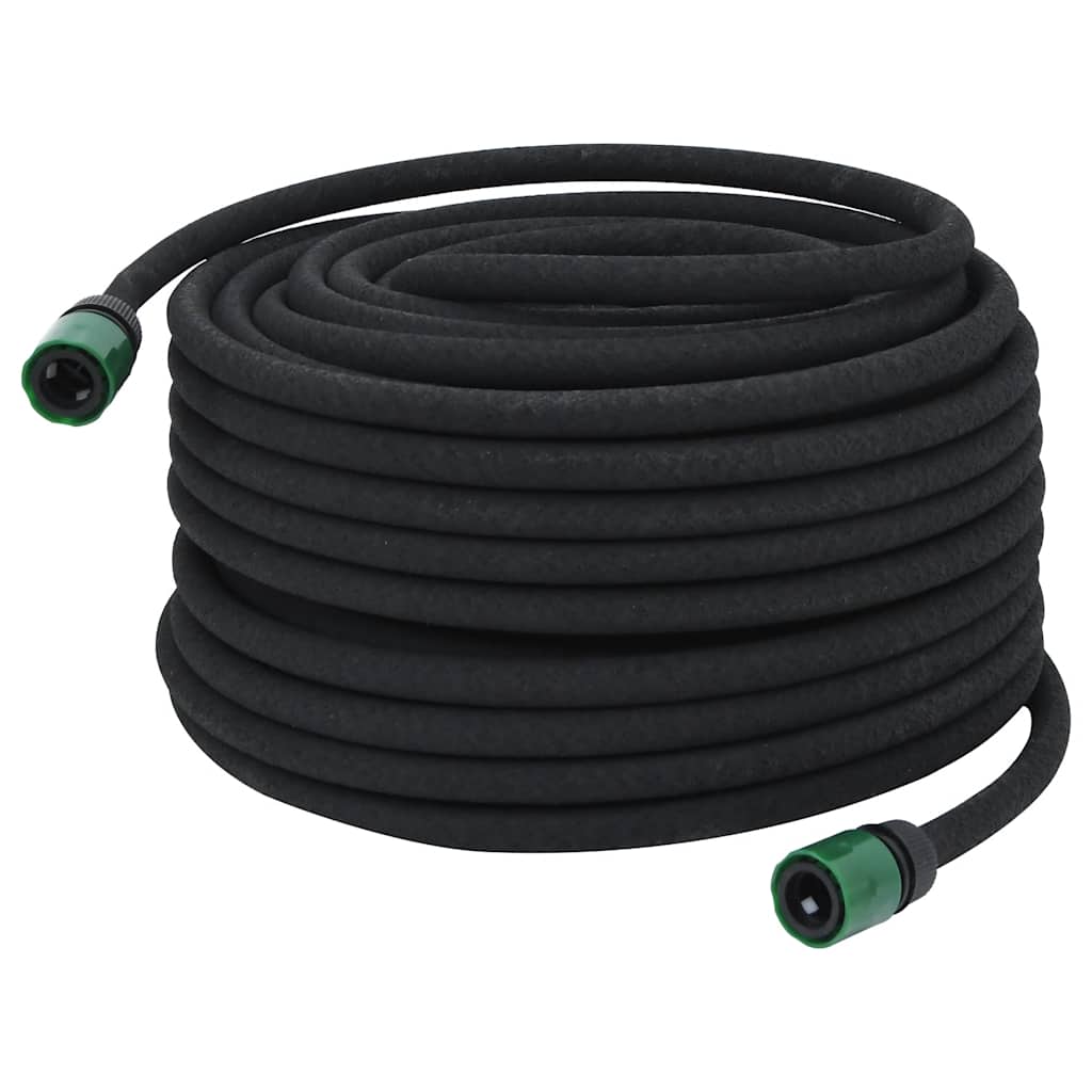 Vidaxx tuyau d'égouttement 0,6'' 50 m caoutchouc noir