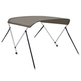 VidaXL toit bimini 2 arches 150x120x110 cm gris