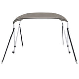 VidaXL toit bimini 2 arches 180x130x110 cm gris