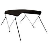 VidaXL toit bimini 2 arceaux 150x120x110 cm noir
