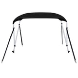 VidaXL toit bimini 2 arceaux 150x120x110 cm noir