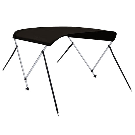 VidaXL toit bimini 2 arceaux 180x130x110 cm noir