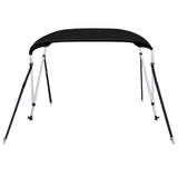 VidaXL toit bimini 2 arceaux 180x130x110 cm noir