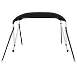 Vidaxl Biminitop 2 arches 180x130x110 cm black