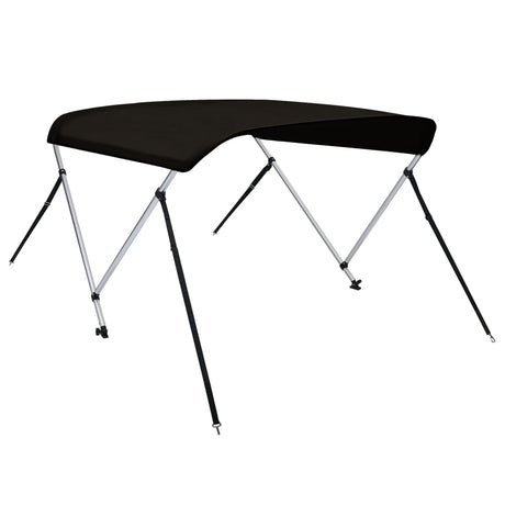 VidaXL toit bimini 2 arceaux 180x150x110 cm noir