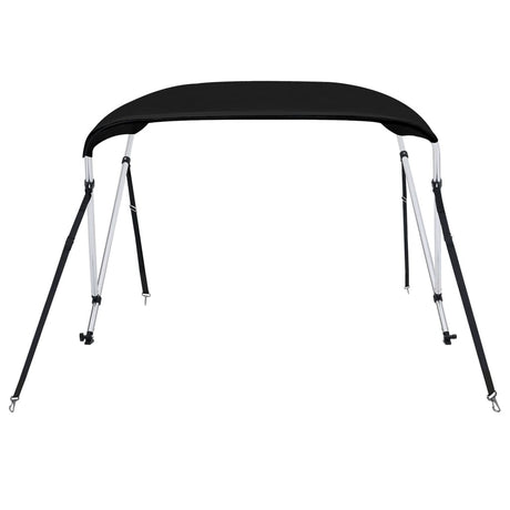 VidaXL toit bimini 2 arceaux 180x150x110 cm noir