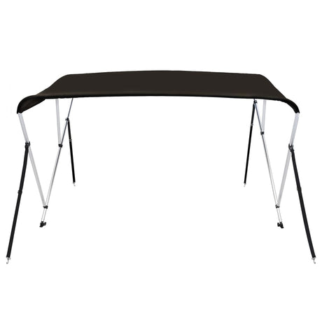 VidaXL toit bimini 3 arceaux 183x140x137 cm noir