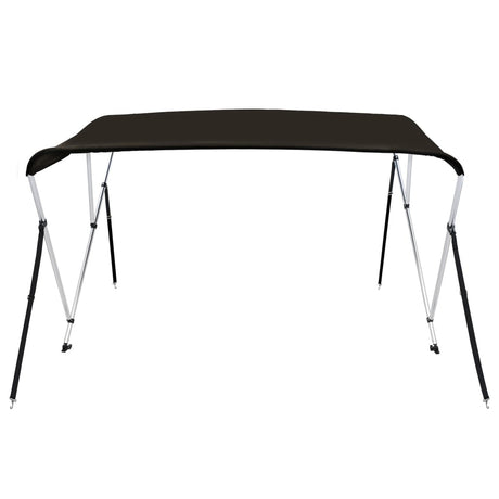 VidaXL toit bimini 3 arceaux 183x160x137 cm noir