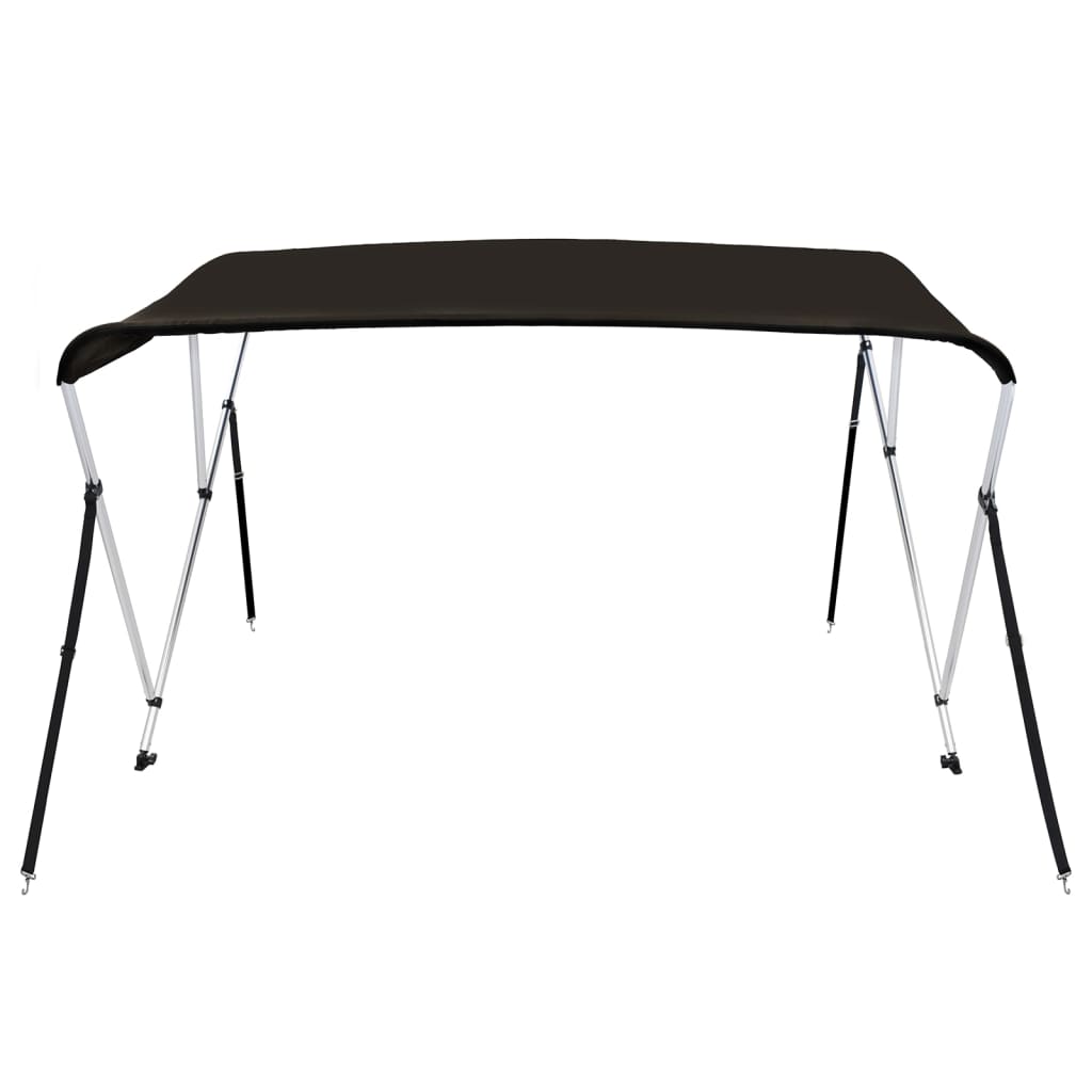 Vidaxl Biminitop 3 arches 183x180x137 cm black