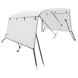 Toit bimini Vidaxx 3 arceaux avec parois latérales 183x(137-152)x137 cm