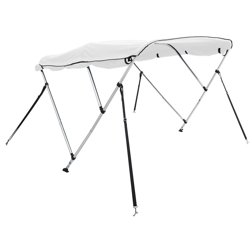 Toit bimini Vidaxx 3 arceaux avec parois latérales 183x(137-152)x137 cm