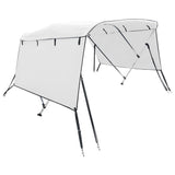 Toit bimini Vidaxx 3 arceaux avec parois latérales 183x(154-167)x137 cm
