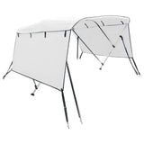 VidaXL Bimini top 3 arches avec parois latérales 183x(185-198)x137 cm