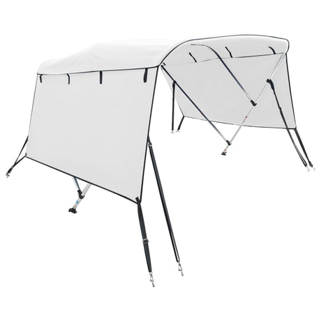 VidaXL Bimini top 3 arches avec parois latérales 183x(185-198)x137 cm
