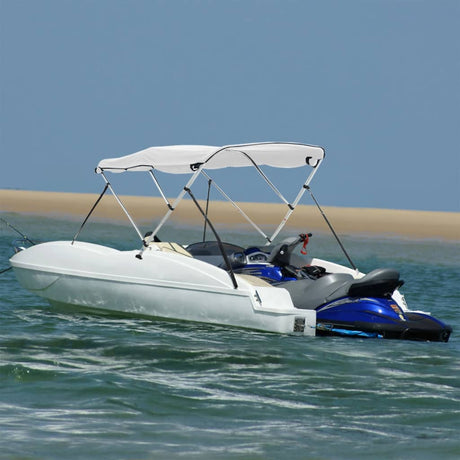 VidaXL Bimini top 3 arches avec parois latérales 183x(185-198)x137 cm