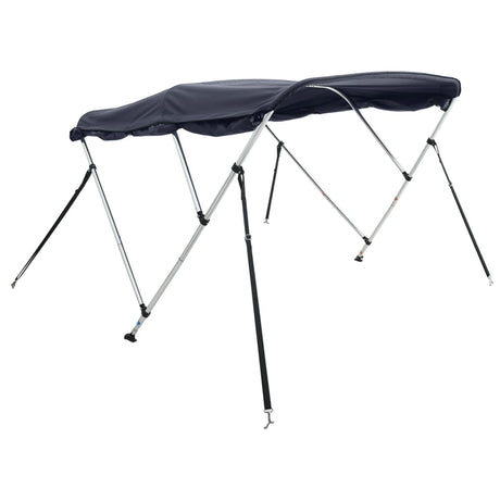 VidaXL toit bimini 3 arceaux avec parois latérales 183x(170-182)x137 cm