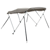 VidaXL toit bimini 3 arceaux avec parois latérales 183x(185-198)x137 cm