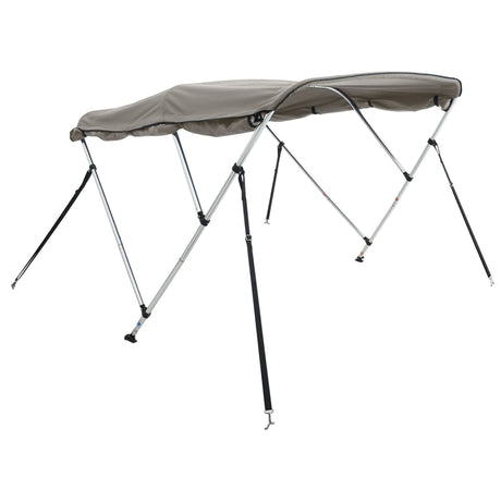 VidaXL toit bimini 3 arceaux avec parois latérales 183x(185-198)x137 cm