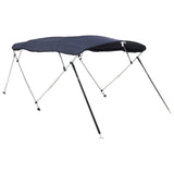 VidaXL toit bimini 4 arceaux avec parois latérales 243x(200-213)x137 cm