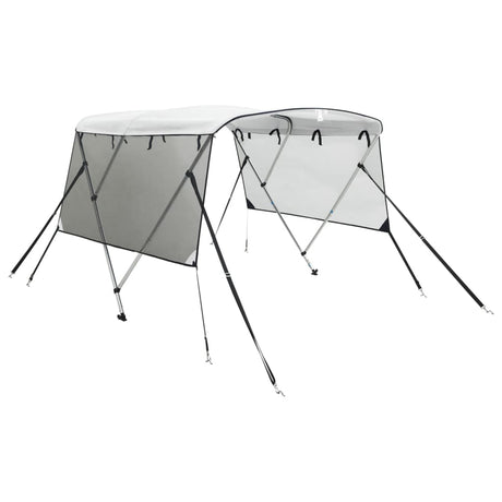 VidaXL toit bimini 3 arches avec parois latérales en maille 183x(170-182)x137 cm