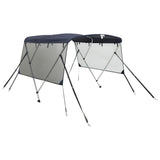 Toit bimini Vidaxx 3 arches avec parois latérales en maille 183x(185-198)x137 cm
