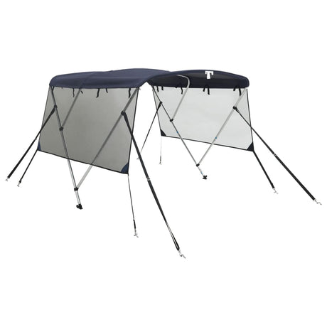 Toit bimini Vidaxx 3 arches avec parois latérales en maille 183x(185-198)x137 cm