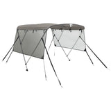 VidaXL toit bimini 3 arches avec parois latérales en maille 183x(137-152)x137 cm