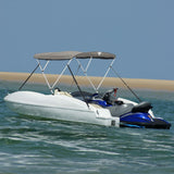 VidaXL toit bimini 3 arches avec parois latérales en maille 183x(170-182)x137 cm