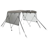 Toit bimini Vidaxx 3 arches avec parois latérales en maille 183x(185-198)x137 cm