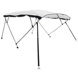 VidaXL toit bimini 4 arches avec parois latérales en maille 243x(185-198)x137 cm