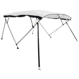 VidaXL toit bimini 4 arches avec parois latérales en maille 243x(200-213)x137 cm