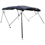 VidaXL toit bimini 4 arches avec parois latérales en maille 243x(200-213)x137 cm
