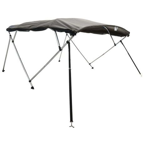 VidaXL toit bimini 4 arches avec parois latérales en maille 243x(185-198)x137 cm