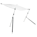 VidaXL toile d'ombrage t-top 170x170x (115-183) cm blanc