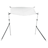 VidaXL toile d'ombrage t-top 170x170x (115-183) cm blanc